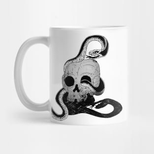 Snake and Skull Mug